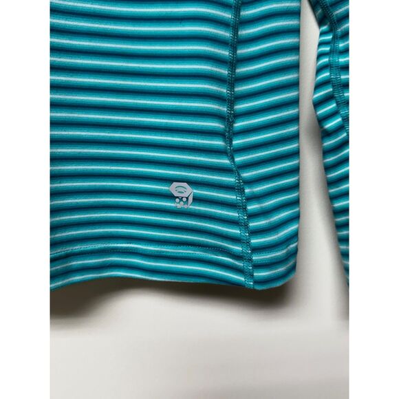 MOUNTAIN HARDWARE Striped Quarter Zip Long Sleeve Pullover, Sz S - Picture 6 of 7